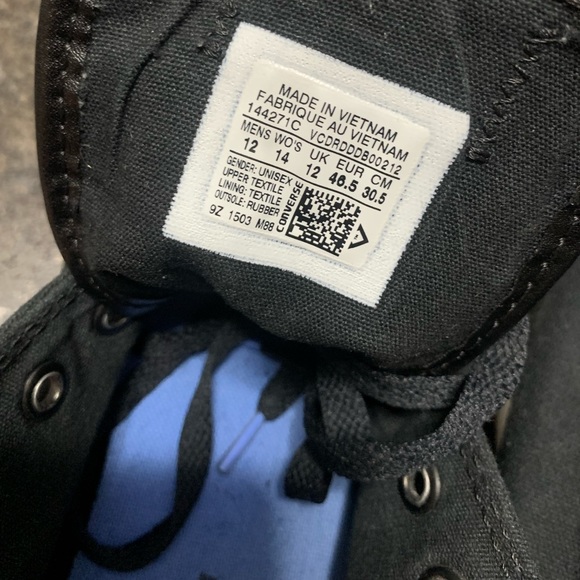 Converse Black Blue Classic Canvas Low Top - Picture 5 of 5